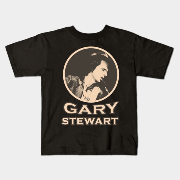 gary stewart singing Kids T-Shirt by freshtext Apparel10